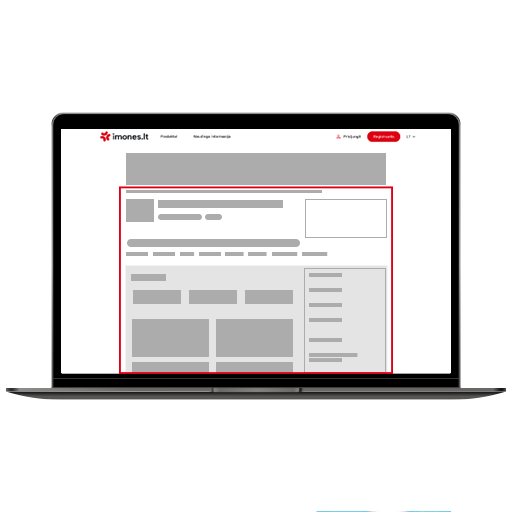 Informacinis puslapis informatyvus (mokama informacija)
